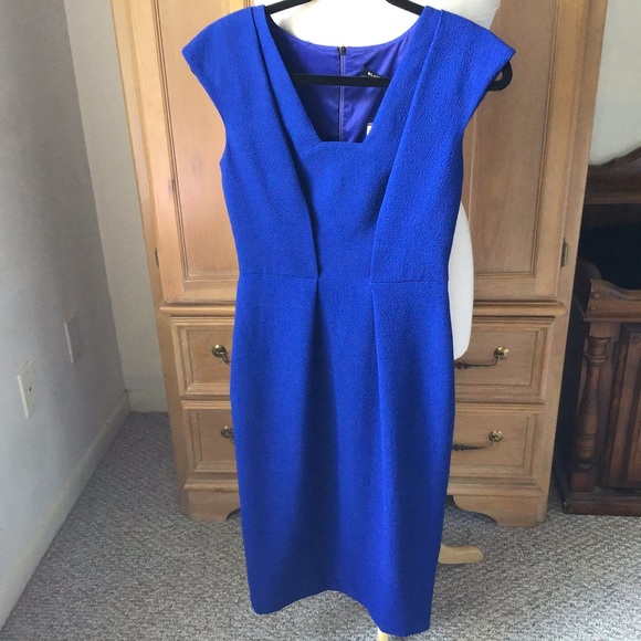 ❤️SOLD❤️ NWT BLACK HALO COBALT SALDANA DRESS - Picture 3 of 6